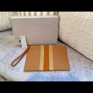 Rothys Amber Stripe Wristlet